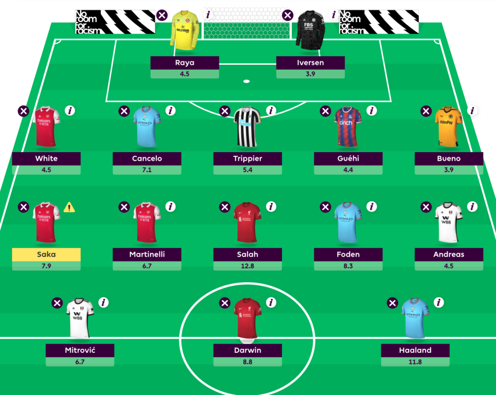 FPL GW13 Wildcard