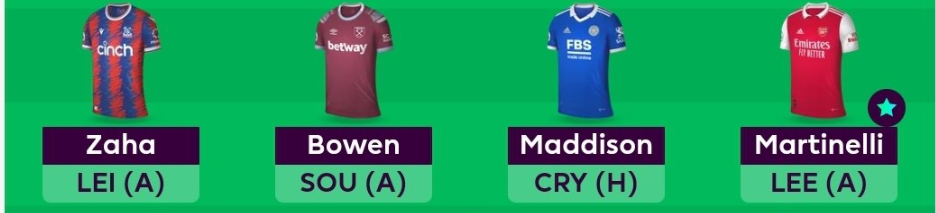 FPL GW11 Scout Picks- Midfielders