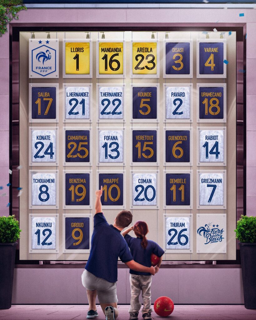 France 2022 FIFA World Cup Official 26 Man Squad