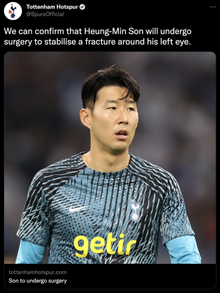 Heung Min Son injury update 