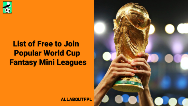 List of Free to Join World Cup Fantasy Mini Leagues | Mini League
