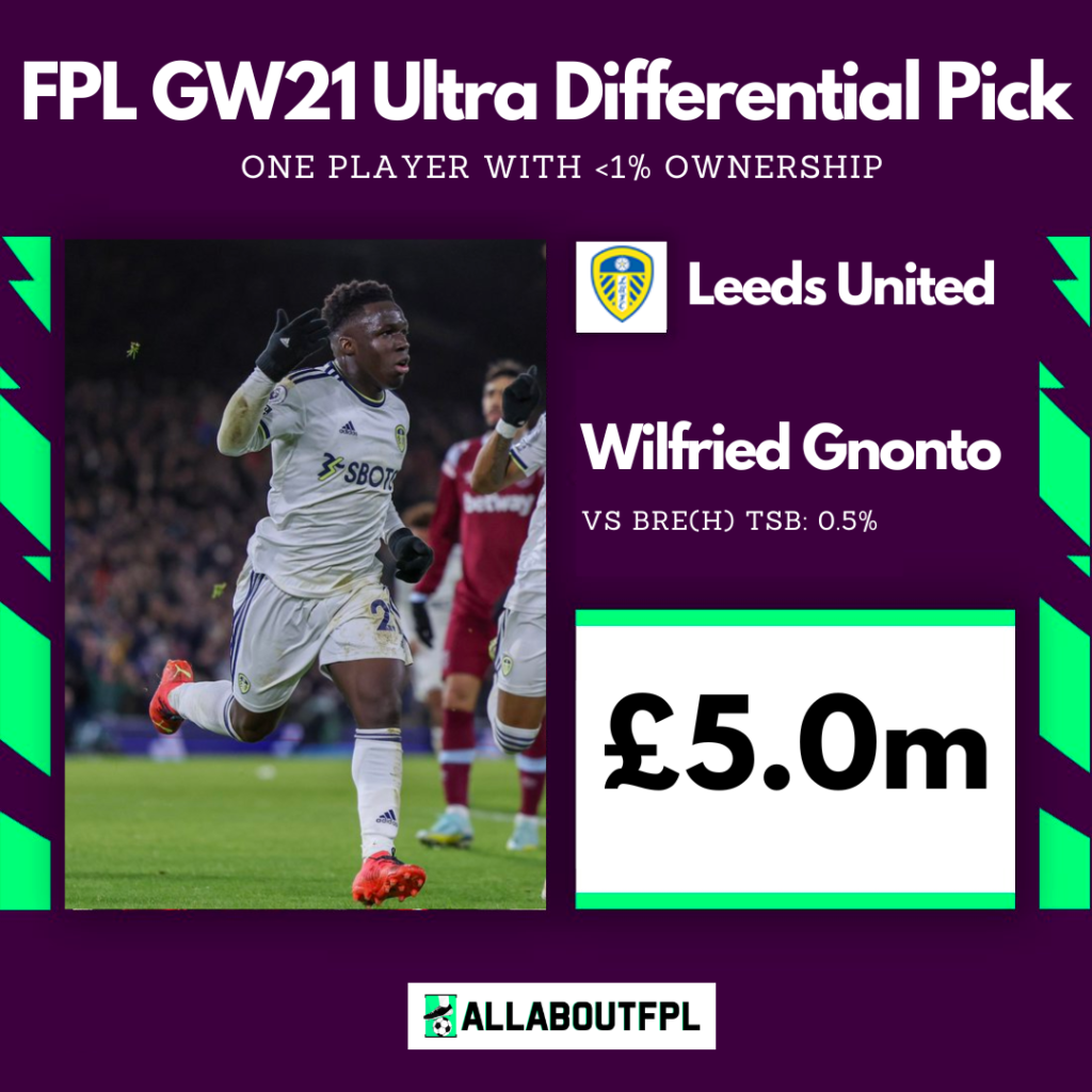 FPL GW21 Differential Picks- Gnoto