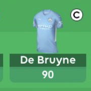 Kevin De Bruyne points in a FPL Gameweek in 2021/22 season 