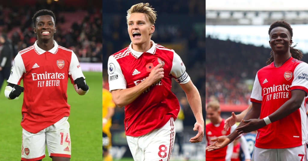 Best Arsenal FPL Trio for FPL DGW23 Onwards - Saka, Nketiah, Odegaard