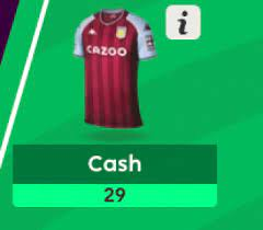 Matty Cash 29 points in a FPL Gameweek in 2021/22 season 