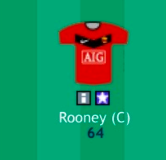 Wayne Rooney 32 points vs Hull City and Burnley in FPL GW222, 2009/10 season