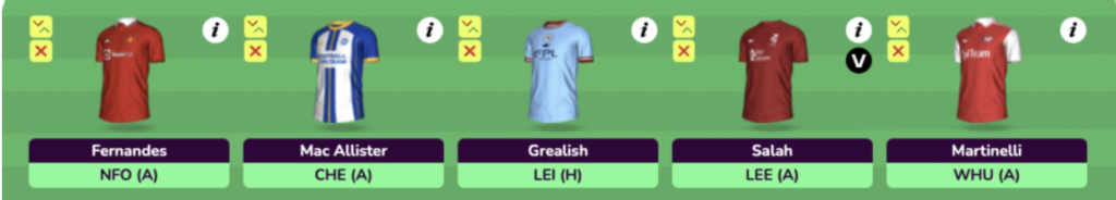 FPL GW31 Scout Picks- Midfielders