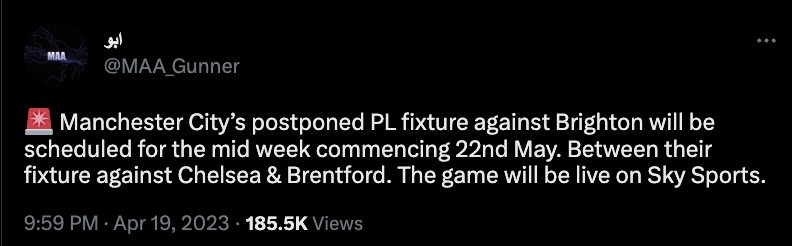 Man City double in GW37 should be confirmed soon 