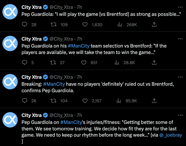 Man city injury update ahead of FPL GW38