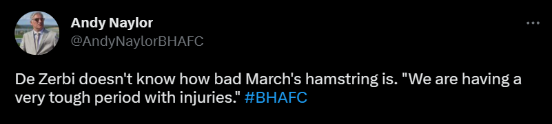 Solly March injury update ahead of FPL GW36