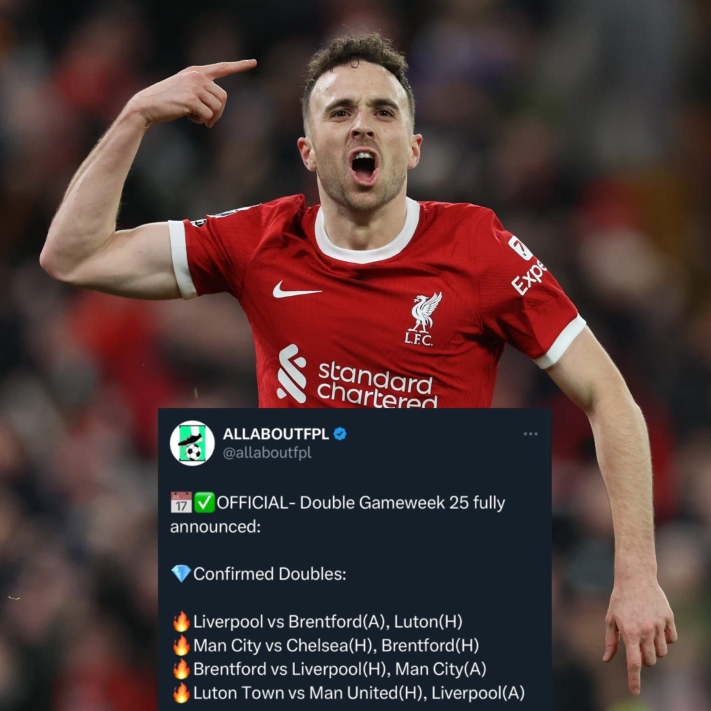 FPL Double Gameweek 25