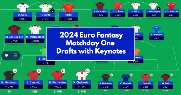 2024 Euro Fantasy MD1 Team Reveal, Strategy and Keynotes