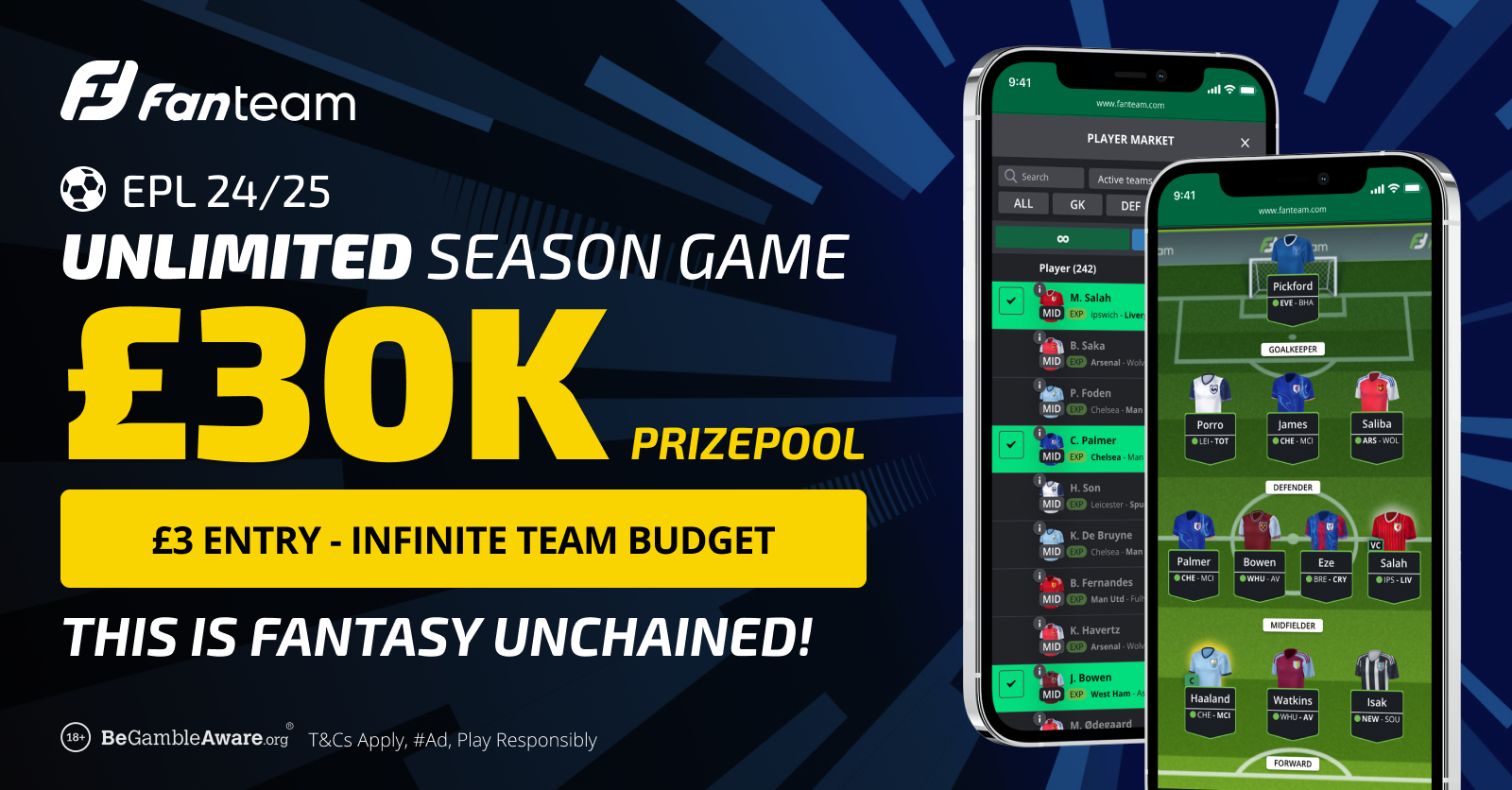 Fanteam PL Unlimited Season Game Prize Pool