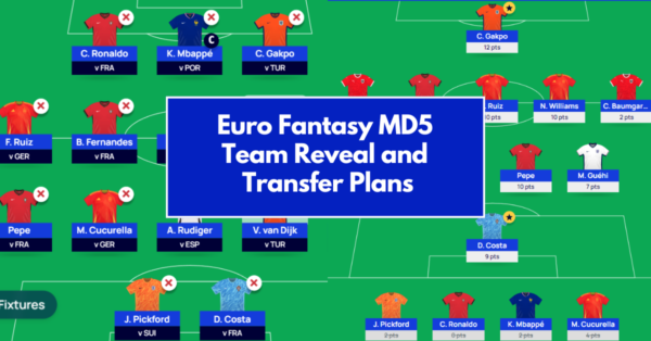 Euro Fantasy MD5 Team Reveal and Transfer Plans | Euro QFs