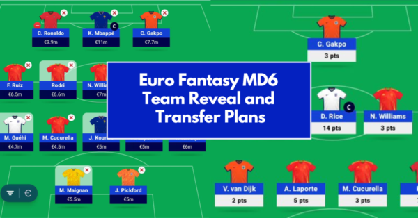 Euro Fantasy MD6 Team Reveal and Transfer Plans | Euro Semis
