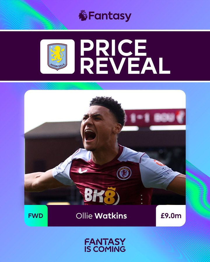 2024/25 Fixture Analysis - Players to Target - Watkins 