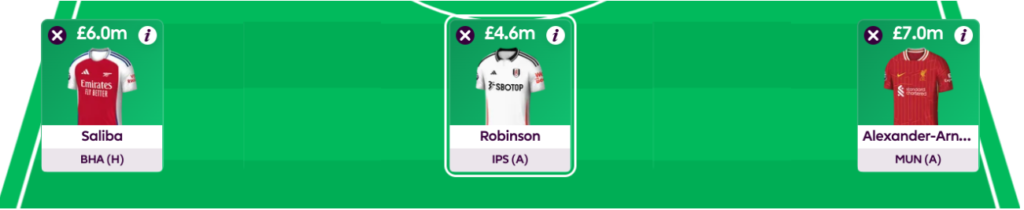 FPL GW3 Scout Selection Defenders
