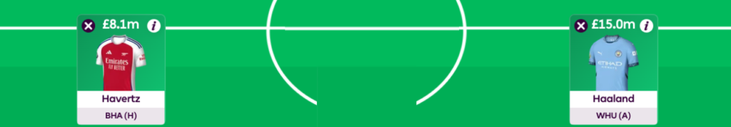 FPL GW3 Scout Selection Forwards