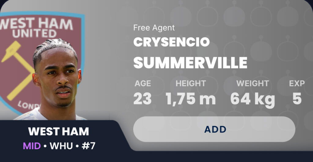 Sleeper Draft Fantasy GW10 ~ Crysencio Summerville