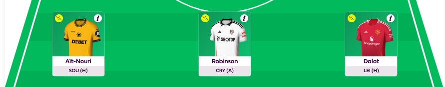 FPL GW11 Scout Picks Defenders