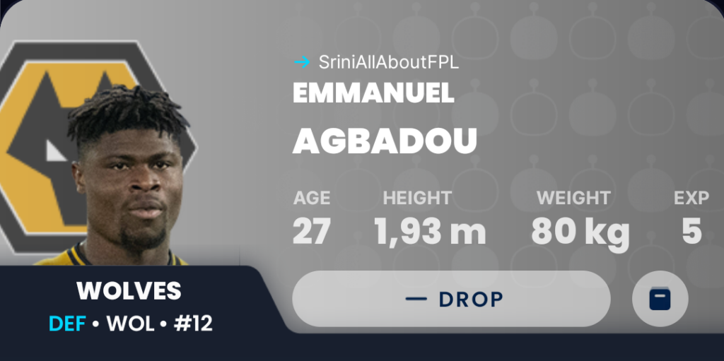 Sleeper GW29 Draft Fantasy Best Punts- Agbadou