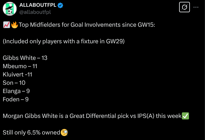Gibbs-White stats