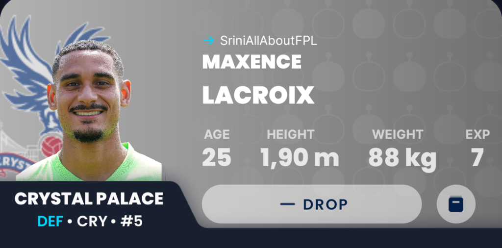 Sleeper GW32 Draft Fantasy- Lacroix
