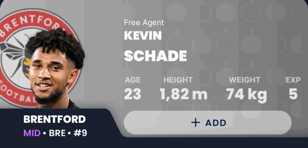 GW33 Draft Fantasy- Schade