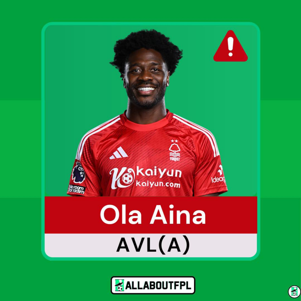 Ola Aina - Injury Update - Ahead of FPL GW31