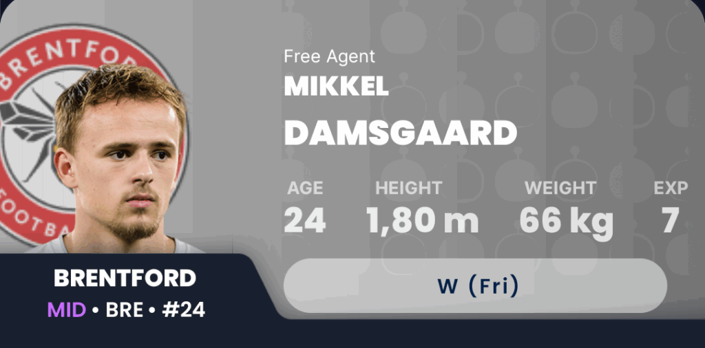 Sleeper GW35 Draft Fantasy - Damsgaard