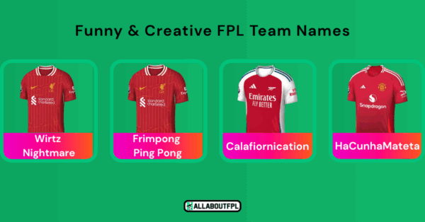 Funny & Creative FPL Team Names for the 2025/26 Season