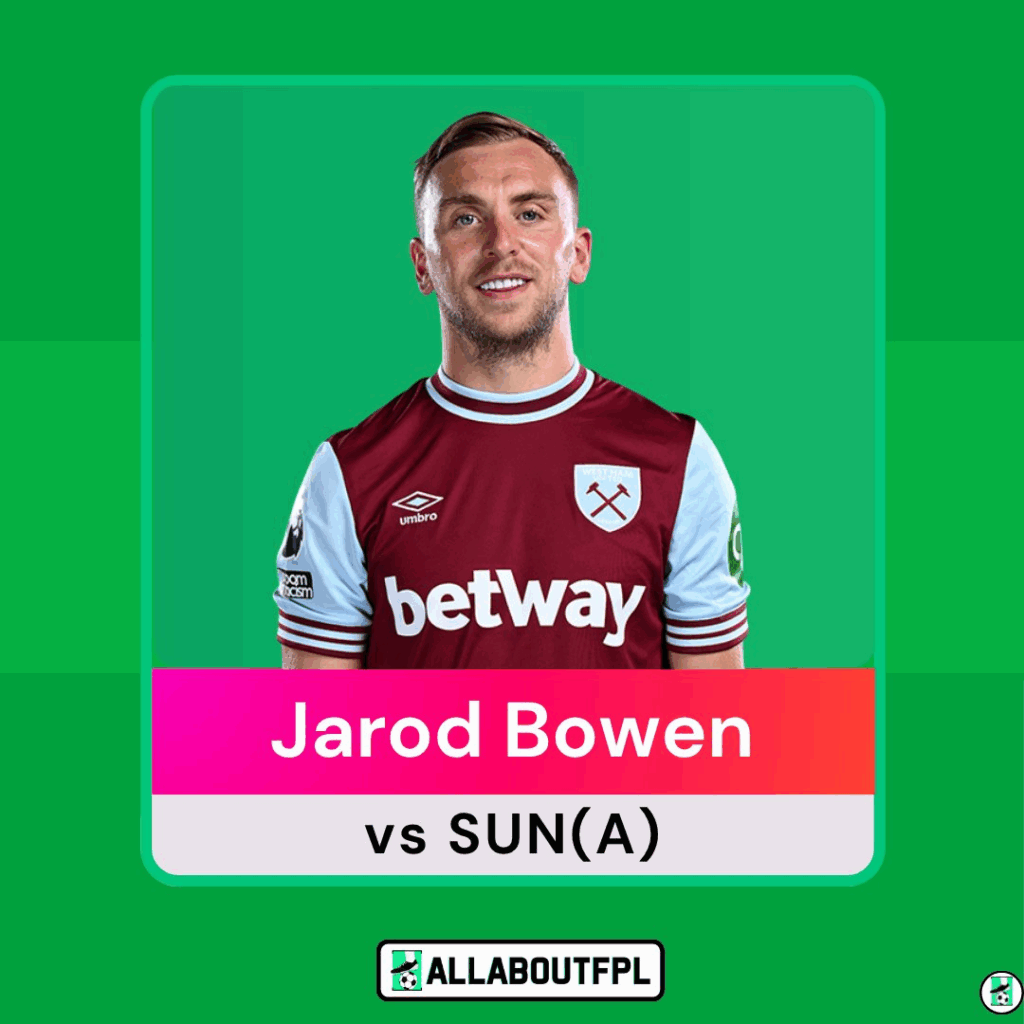 Bowen - FPL GW1 Drafts