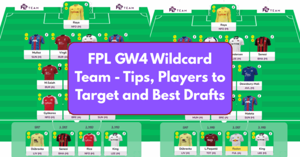 FPL GW4 Wildcard Team – Tips, Players to Target and Best Drafts