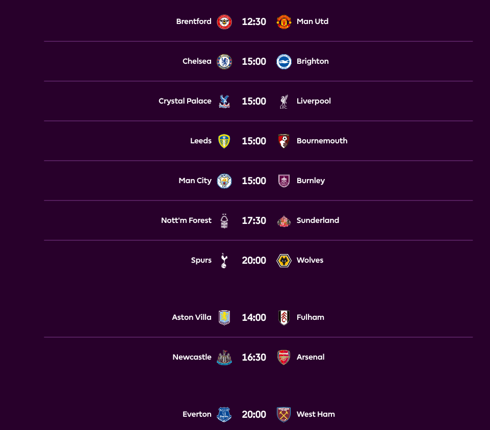 FPL GW6 Scout Picks Fixtures
