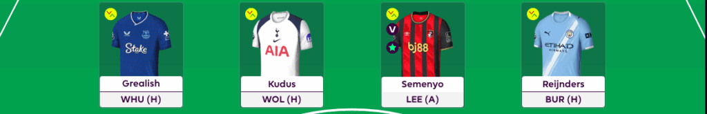 FPL GW6 Scout Picks Midfielders