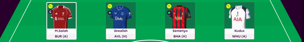 FPL GW4 Scout Picks Midfielders