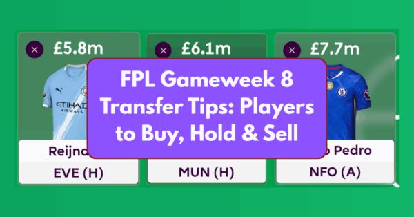 FPL Gameweek 8 Transfer Tips: Two Players to Buy, Hold & Sell