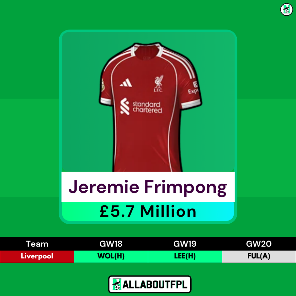 Top FPL GW18 Differential Picks - Frimpong