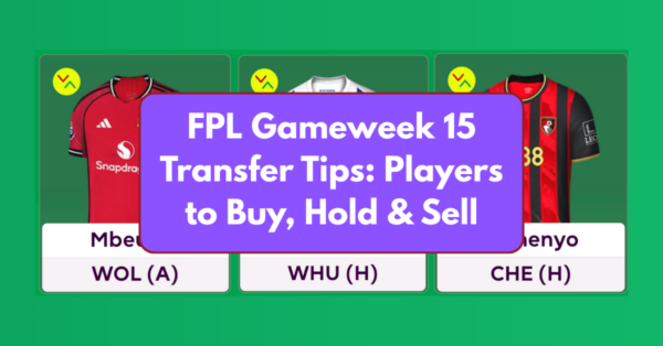 FPL Gameweek 15 Transfer Tips: Two Players to Buy, Hold, & Sell