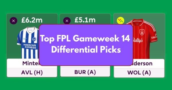 Top FPL GW14 Differential Picks to Target Ahead of Deadline