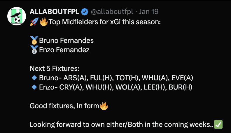 FPL GW23 Transfer Targets - Enzo