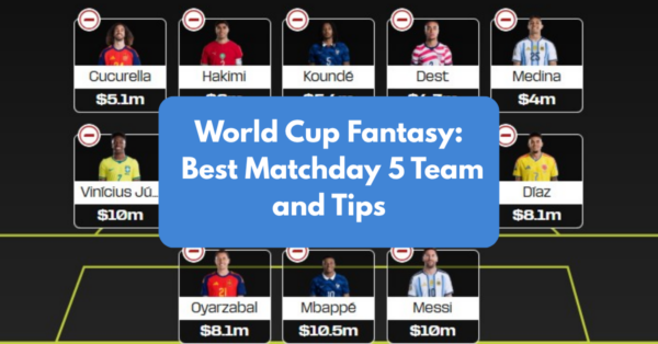 FIFA World Cup Fantasy 2026 – Best Matchday 5 Team and Tips