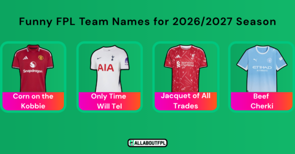 Best & Funny FPL Team Names for 2026/27 PL Season