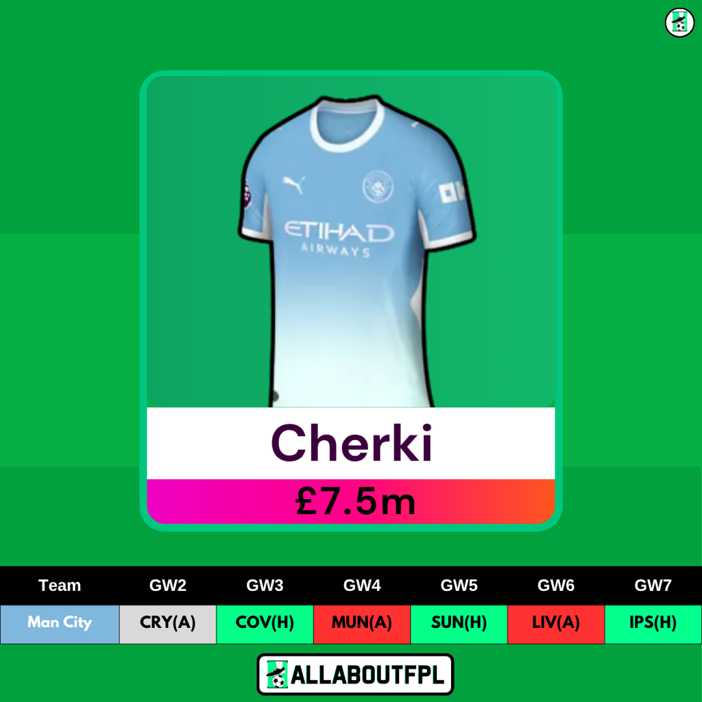 FPL GW2 Differential Picks - Cherki 