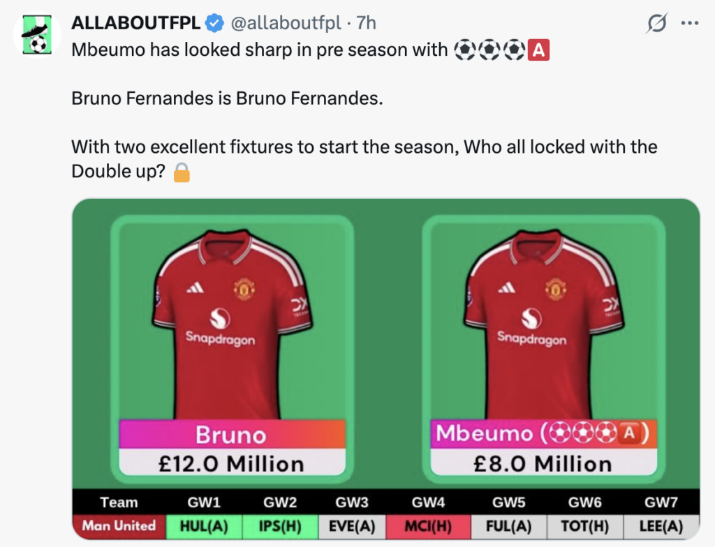 أفضل لاعبي خط الوسط في FPL – مبيومو 
