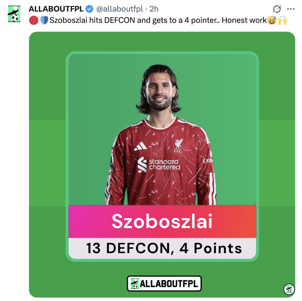 FPL GW3 Wildcard - Szoboszlai