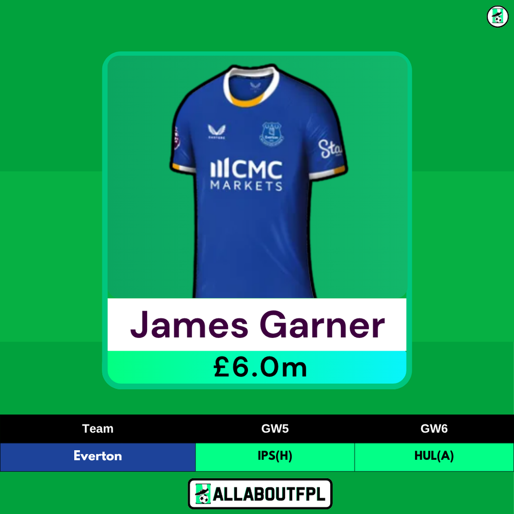 FPL GW5 Differential Picks- Garner