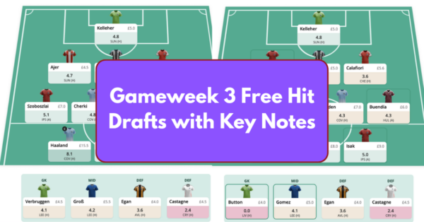 FPL GW3 Free Hit Guide – Tips, Players to Target and Best Drafts